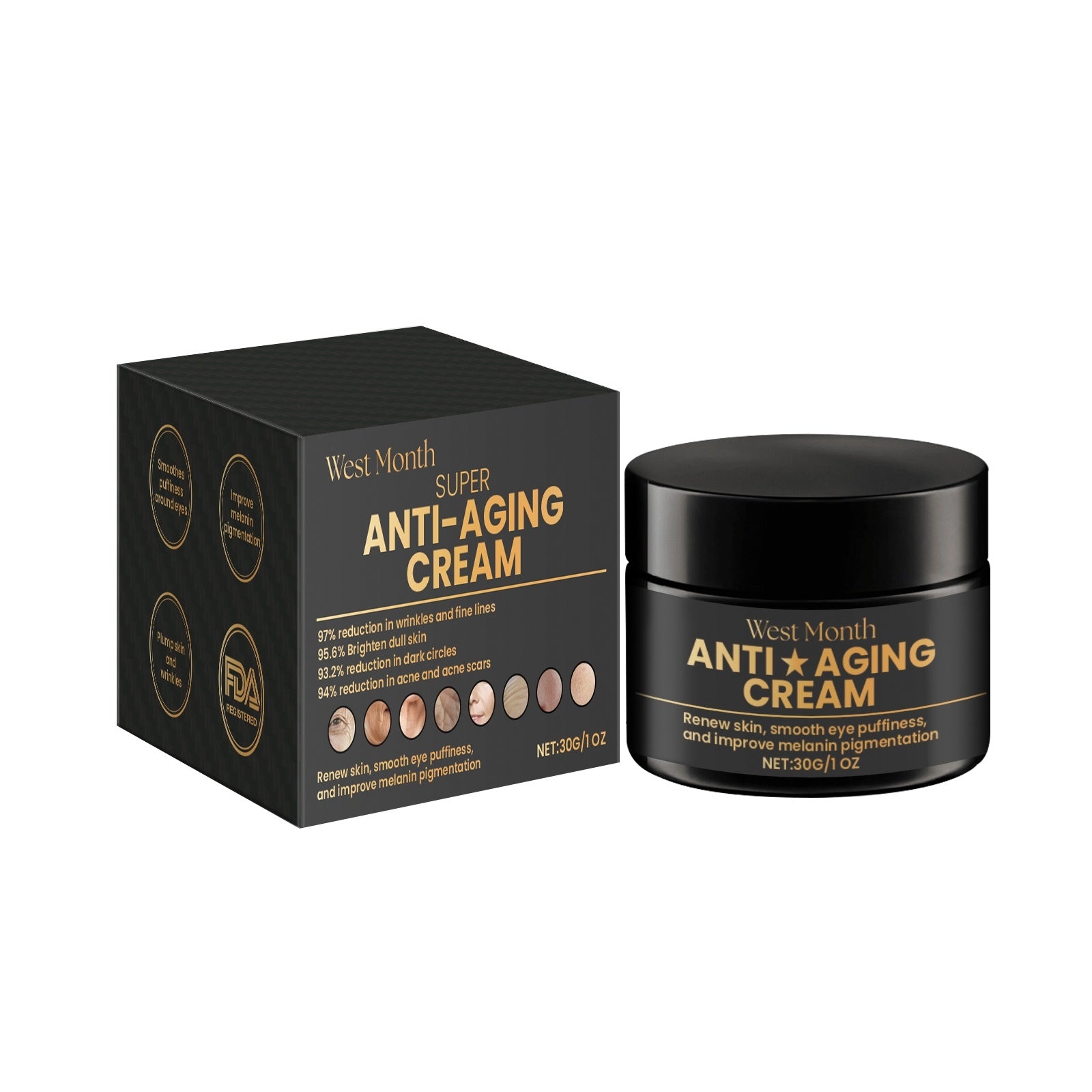 ✨ West Month – Timeless Radiance Anti-Ageing Cream